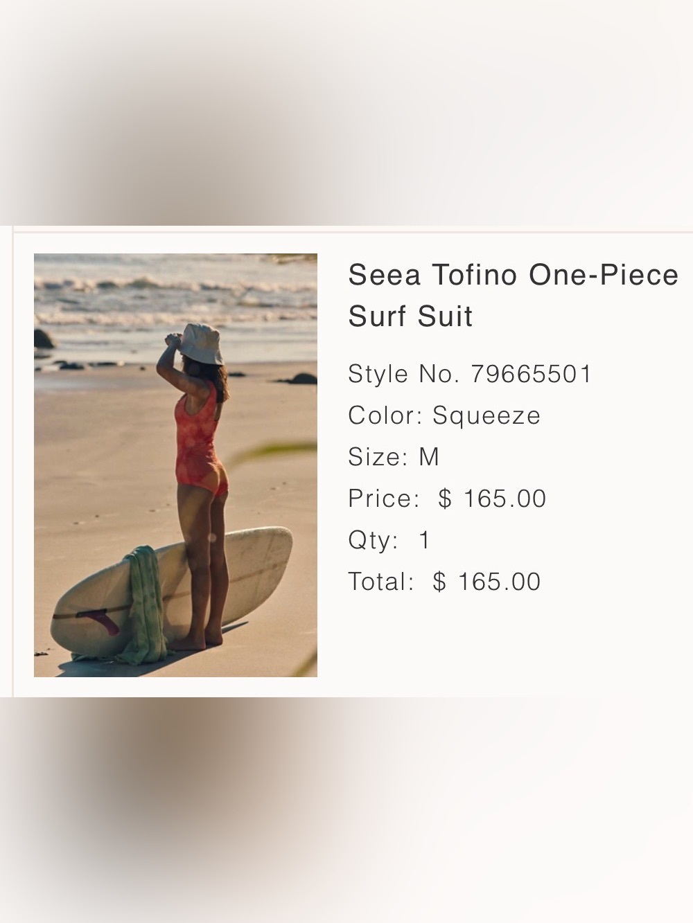 Seea Tofino One-Piece Surf Suit in color Squeeze